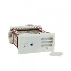 MELODY Lighted Water Gingerbread House Swirling Glitter water lantern Christmas snow globe decoration