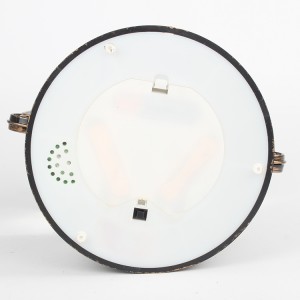 OEM Antique noel decor resin Santa battery operated glitter water spinning Christmas musical Led lantern snow globe