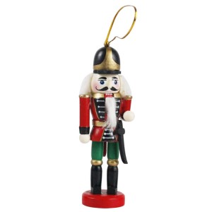 Custom Set of 4 Wholesale Christmas nutcracker wood hanging ornament
