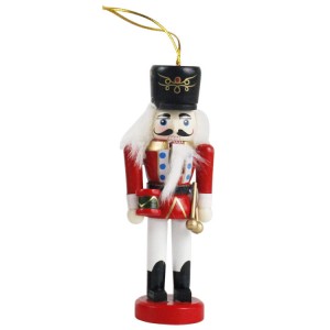 Custom Set of 4 Wholesale Christmas nutcracker wood hanging ornament