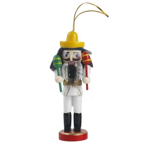 Wholesale Navidad China factory custom Indoor Tabletop and hanging Wooden Christmas Nutcracker set