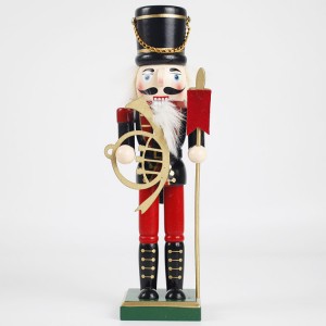 Vintage home decor Hand painted custom wooden toy soldier nutcracker for Christmas decoration