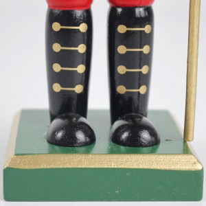 Vintage home decor Hand painted custom wooden toy soldier nutcracker for Christmas decoration