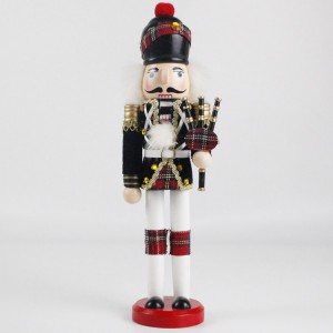 Holiday table decor and promo gift Puppet Occasion wooden figurine Christmas nutcracker for kids