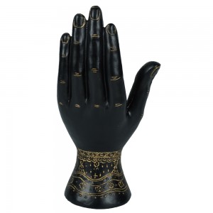 New arrive resin craft palmistry hand witchcraft sculpture with Lines and symbols