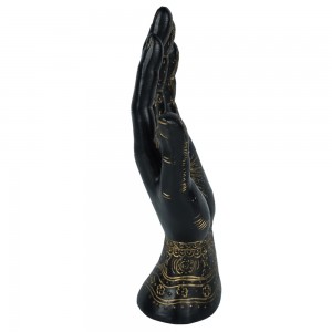 New arrive resin craft palmistry hand witchcraft sculpture with Lines and symbols