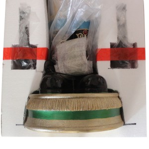 Large size 6ft musical fiberglass resin Christmas soldier led nutcracker