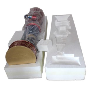 Large size 6ft musical fiberglass resin Christmas soldier led nutcracker