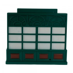 Plastic Christmas Shop LED Christmas Decorations Gift Crafts Water Lantern Swirling Glitter for Christmas Holiday