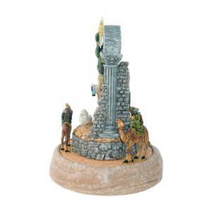 Melody Plastic LED Light up Musical Nativity Scene Handcrafted Animated Christmas Figurines Christmas Decoration