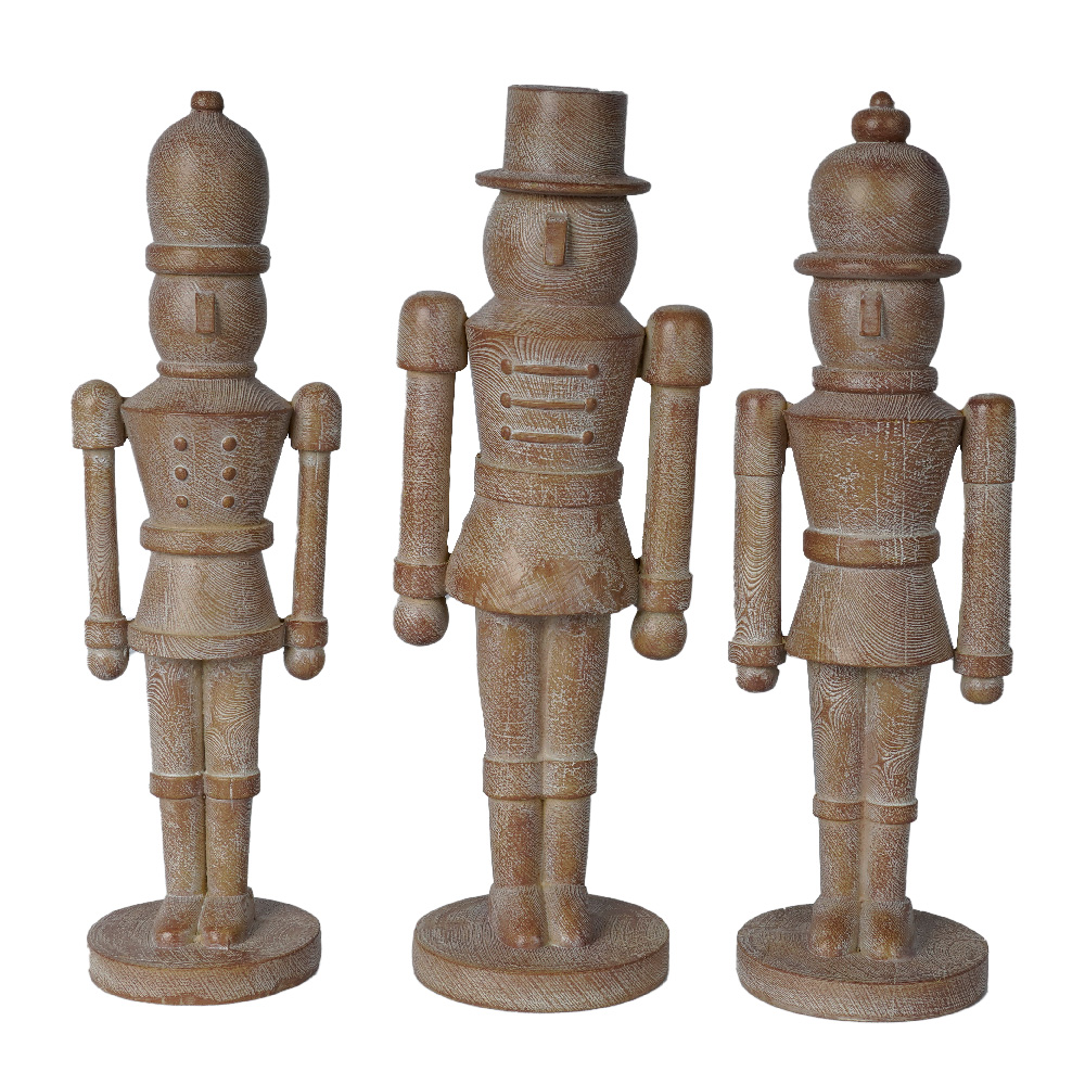 thumbnail image 2 of Handmade Wooden Mushroom Nutcracker - Small, Natural Wood, Multicolored 2 of 6