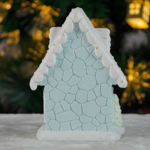 Polyresin Wholesale Cotton Candy House with LED CHRISTMAS DECORATION 2025