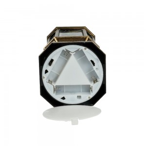 MELODY LED light up Xmas snowman Scene Swirling Glitter water Lantern Christmas snow globe decoration