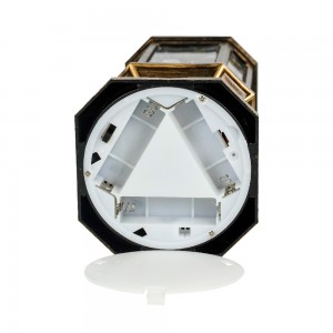 MELODY LED light up Xmas nutcracker Scene Swirling Glitter water Lantern Christmas snow globe decoration